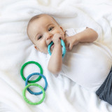 Bumkins Silicone Teething Ring 4pk - Summer