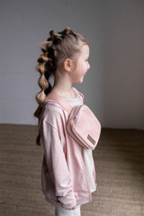 Jax & Lennon Kids Zip Up Hoodie in Rose Petal Jax & Lennon Kids Zip Up Hoodie in Rose Petal