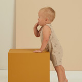 Sleeveless Romper - Sailboat