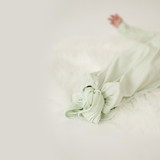 Ribbed Bamboo Sleep Gown - Meadow Mist (0-3M) Ribbed Bamboo Sleep Gown - Meadow Mist (0-3M)