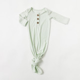 Ribbed Bamboo Sleep Gown - Meadow Mist (0-3M) Ribbed Bamboo Sleep Gown - Meadow Mist (0-3M)