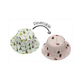 Flapjacks Kids Patterned Sun Hat - Moose / Cottage