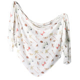 Copper Pearl Knit Swaddle Blanket - Maui Copper Pearl Knit Swaddle Blanket - Maui