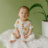 Short Sleeve Romper - Clementine Short Sleeve Romper - Clementine