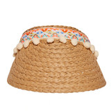 Headster Pompom Straw Visor
