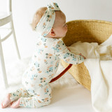 Sleeper with Fold-over Cuffs - Fleur