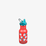 Kid Klean Kanteen 12oz- Coral Strawberries Kid Klean Kanteen 12oz- Coral Strawberries