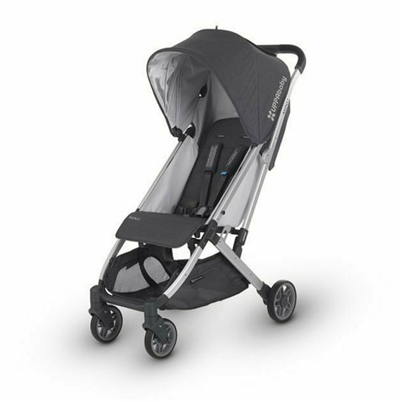 UPPABaby Minu Stroller - Jordan (Charcoal Melange/silver/black Leather)