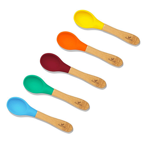 Avanchy Baby Spoons 5 pack - G, B, R, Y, M