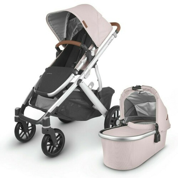 Uppababy Vista V2 Stroller - Alice (Dusty Pink/Silver/Saddle Leather); Active Baby Vancouver Canada