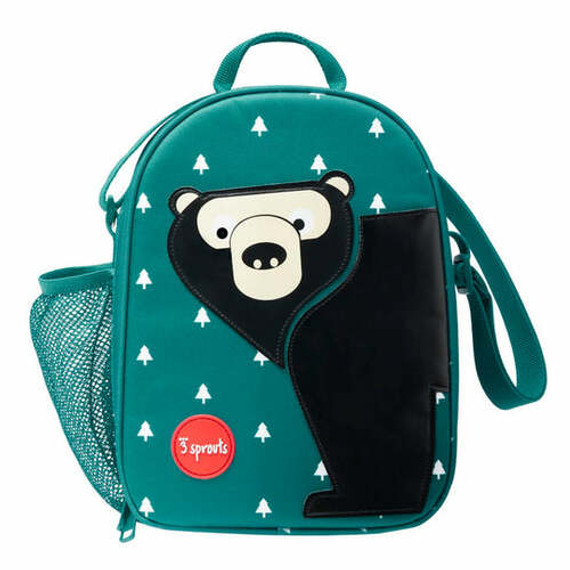 Lunch Bag - Teal Bear