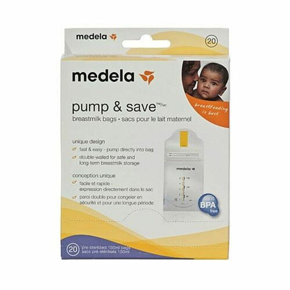 Medela Pump & Save Bags - 20 pack