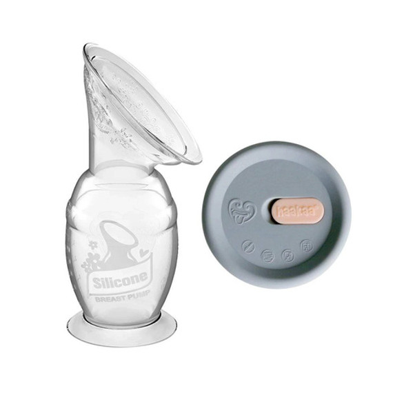 Haakaa Silicone Breast Pump with Suction Lid (150ml) Haakaa Silicone Breast Pump with Suction Lid (150ml)