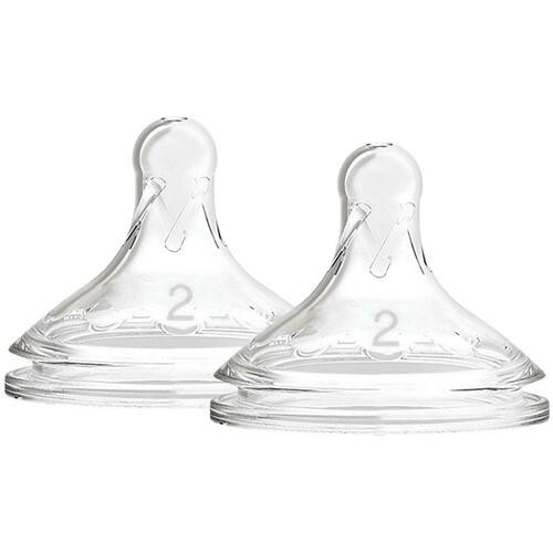 Dr. Brown's Options+ 2pk Wide Neck Nipples – Lv2/3m+