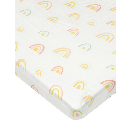 Fitted Crib Sheet - Rainbow