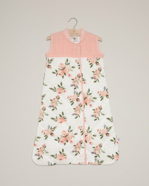 Little Unicorn - Cotton Muslin Sleep Bag - Watercolor Roses