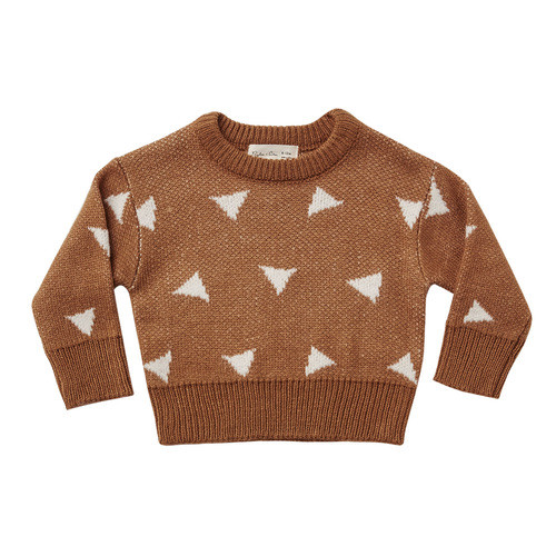 Knit Pullover - Triangles