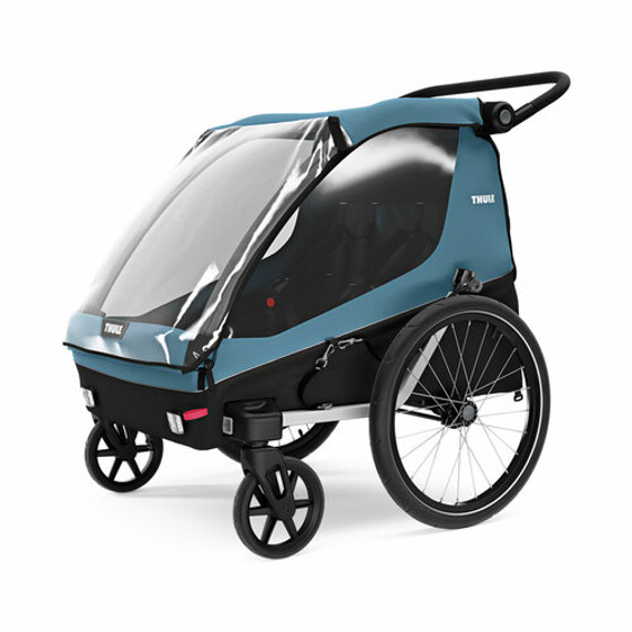 Thule Courier Bike Trailer Double - Aegean Blue Thule Courier Bike Trailer Double - Aegean Blue