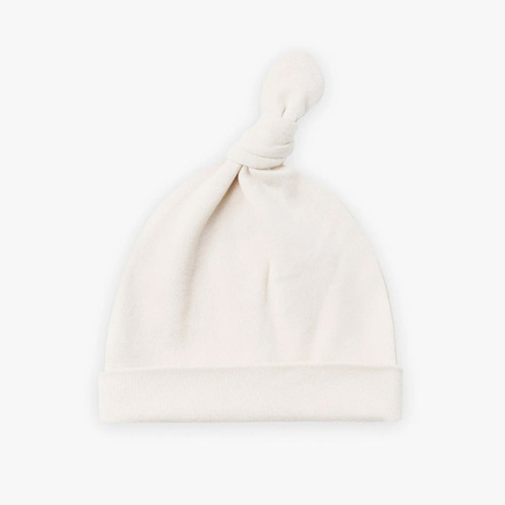 Quincy Mae Knotted Baby Hat - Ivory Quincy Mae Knotted Baby Hat - Ivory