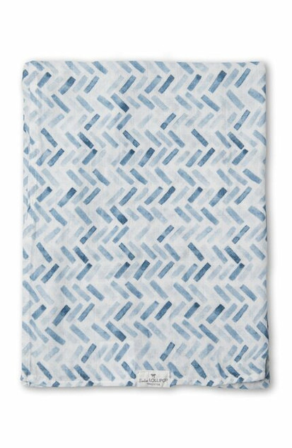 Loulou Lollipop Muslin Swaddle - Chevron
