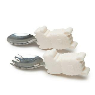Learning Spoon And Fork Set - Llama