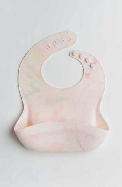 Loulou Lollipop Silicone Bib - Rainbow Tie Dye