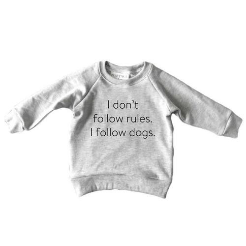 Portage & Main - The I Don't Follow Rules. I Follow Dogs Raglan