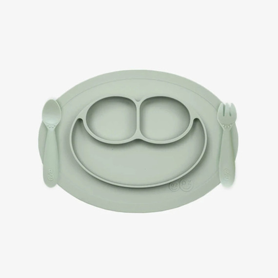 EZPZ Mini Feeding Set in Sage