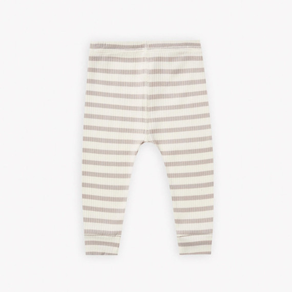 Quincy Mae Ribbed Leggings -Ash Stripe Quincy Mae Ribbed Leggings -Ash Stripe