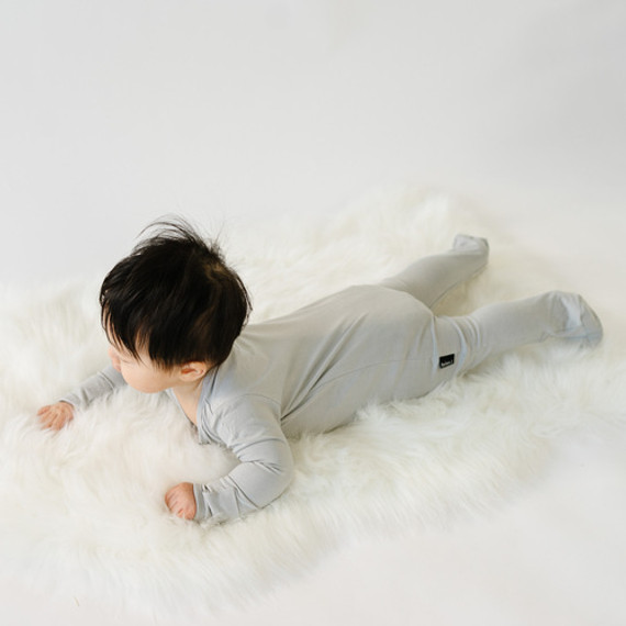 Belan.J Zipper Footed - Ash Grey