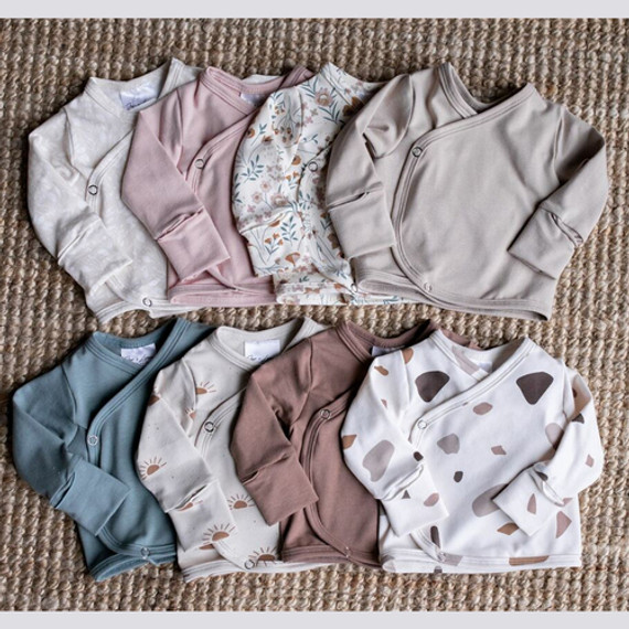 Jax & Lennon Infant Snap Top in Lilypad Jax & Lennon Infant Snap Top in Lilypad