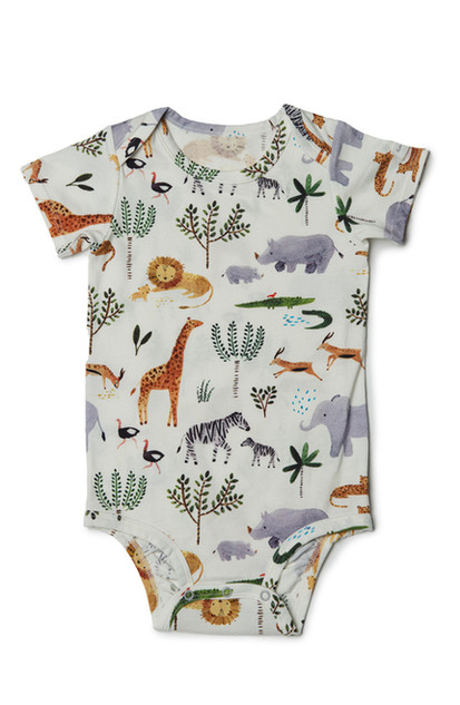Bodysuit in TENCEL - Safari Jungle