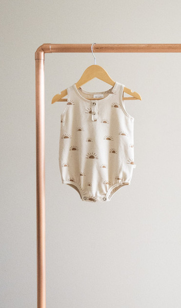 Jax & Lennon Infant Bubble Romper - Sunset Jax & Lennon Infant Bubble Romper - Sunset
