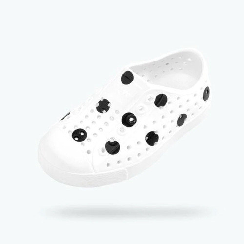 Jefferson Printed Shell White/ Black Spots