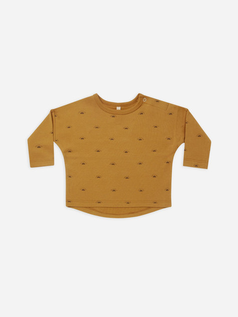 Quincy Mae - Longsleeve  Baby Tee - Ocre Suns Quincy Mae - Longsleeve  Baby Tee - Ocre Suns