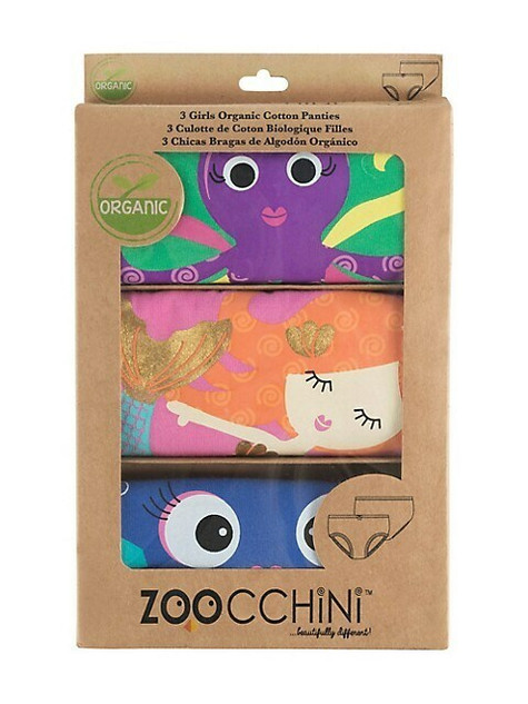 Zoocchini Organic Cotton Panties Coral Caribe