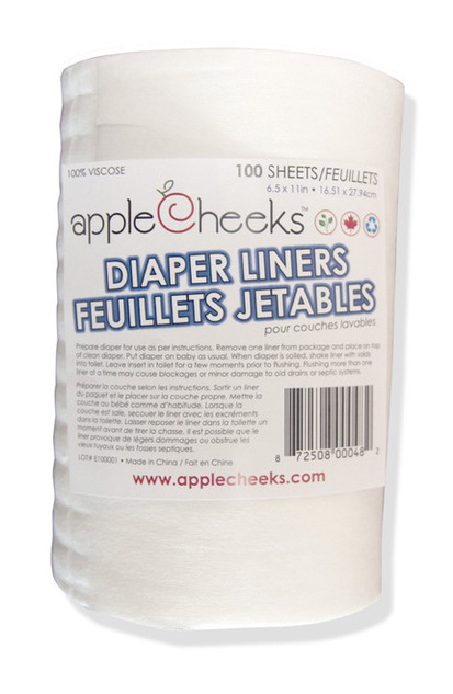 Flushable Liners - 100 Sheets