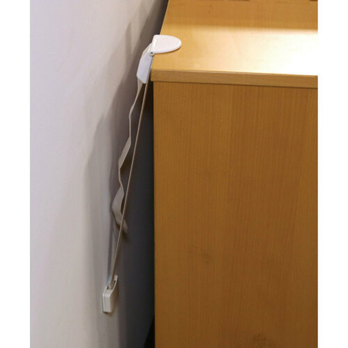 Qdos Furniture Tip over Kit- White (2Pack)