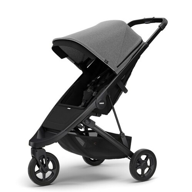 Thule Spring Stroller - Black/Grey Melange Thule Spring Stroller - Black/Grey Melange