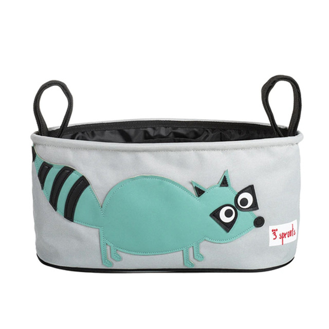 Stroller Organizer - Teal Raccoon Stroller Organizer - Teal Raccoon