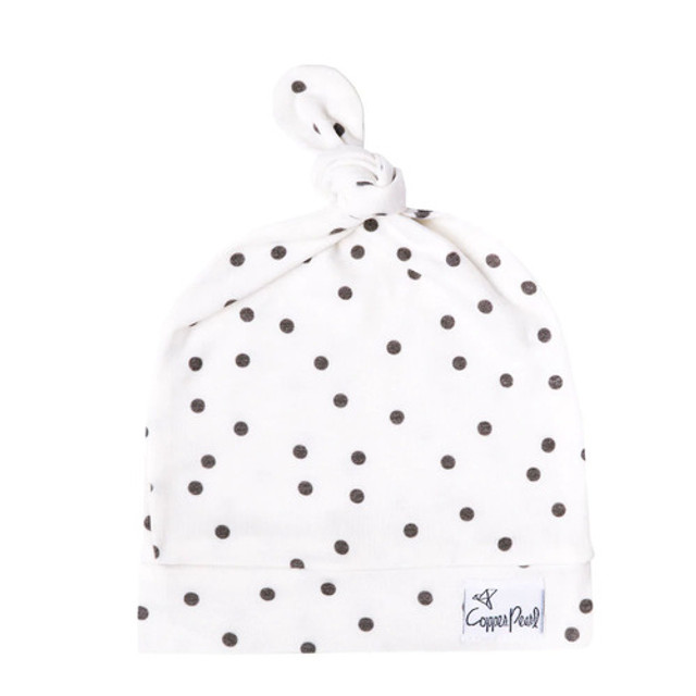 Copper Pearl Top Knot Hat - Willow Copper Pearl Top Knot Hat - Willow