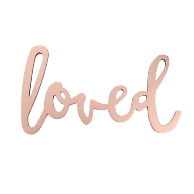 Lambs & Ivy Signature Separates Loved MDF Decor Lambs & Ivy Signature Separates Loved MDF Decor