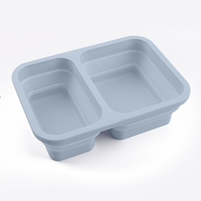 Asty + Auby Collapsible Bento Box - Sky Blue Asty + Auby Collapsible Bento Box - Sky Blue
