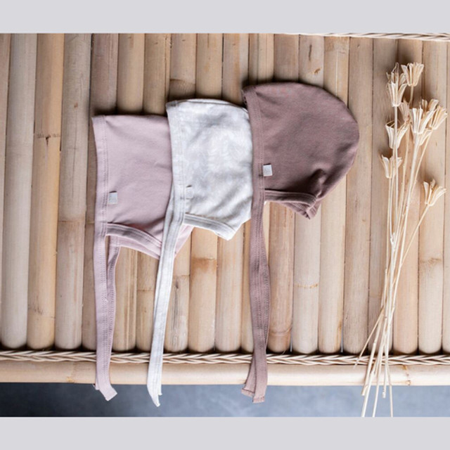 Jax & Lennon Infant Bonnet in Rose Petal Jax & Lennon Infant Bonnet in Rose Petal