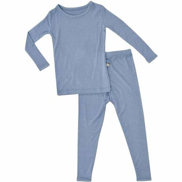 Kyte Baby - Long Sleeve Toddler Pajama Set - Slate Kyte Baby - Long Sleeve Toddler Pajama Set - Slate