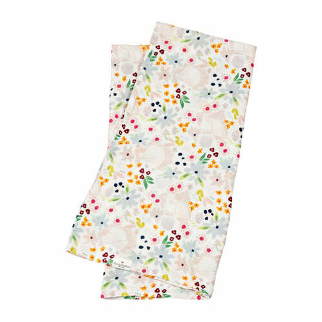 LouLou Lollipop Muslin Swaddle - Shell Floral LouLou Lollipop Muslin Swaddle - Shell Floral