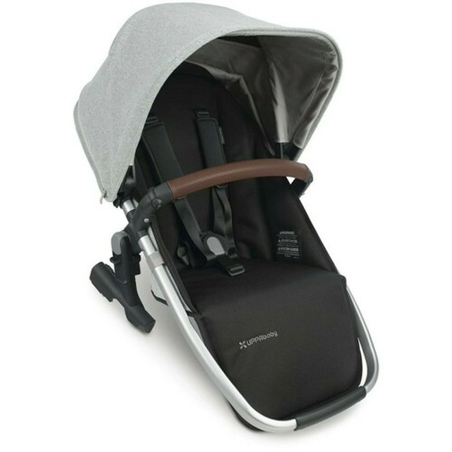 UPPAbaby Vista V2 Rumble Seat - Stella (Grey Brushed Melange/Silver/Chestnut Leather)