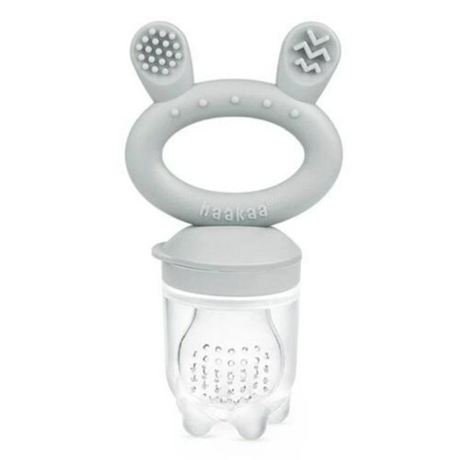 Haakaa Fresh Food Teether Feeder - Slate Grey