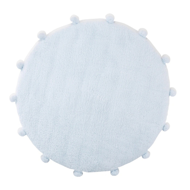 Pom Pom Sherpa Play Mat - Blue