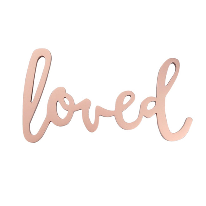Lambs & Ivy Signature Separates Loved MDF Decor Lambs & Ivy Signature Separates Loved MDF Decor